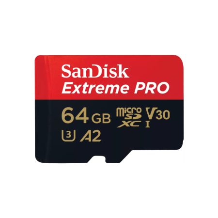 Card de Memorie MicroSDXC  SanDisk Extreme PLUS, 64GB, Clasa 10, R/W speed: up to 100MB/s/ 90MB/s, include adaptor SD (pentru te