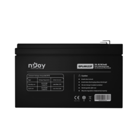 Acumulator nJoy GPL09122F 12V 30.55W/cell, Capacitate 30.55W/cell evaluat la 1,65V/cell@15 min, Tensiune 12V, Tip VRLA - fara me