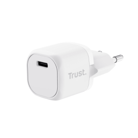 Incarcator Trust Maxo, interfata USB-C, putere maxima iesire 20W, incarcare USB PD 3.0 + PPS, alb