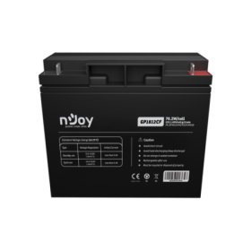 Acumulator NJOY GP1812CF 12V 181x77x167mm, Cycle use 14.4V- 15.0V max. current 5.4A, Float use 13.5V- 13.8V, Terminal T3 (M5), P