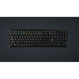 Tastatura mecanica CORSAIR K70 RGB CORE Mechanical Gaming Keyboard, Backlit RGB LED, CORSAIR Linear Red, Black, (CH-910971E-NA)