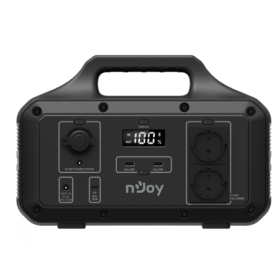 Statie portabila pentru exterior NJOY POWER BASE 1000, adaptor AC (240 W max), panou solar MPPT 12V-32V (240 W max), adaptor aut