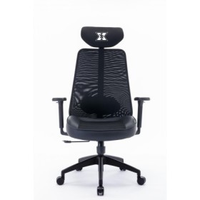 Scaun gaming Serioux Kyrian, adjustabil, piston pe gaz clasa 4, manere 3d, tetiere reglabile, baza stea cu 5 picioare, suporta p