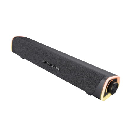 Soundbar Trust GXT 620 Axon, puetere (RMS) 6W, frecventa 20 Hz - 20.000 Hz, audio input 3.5mm (1.4m), iluminare RGB, alimentare 