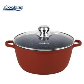 SEMIOALA ALUMINIU+CAPAC 30X13.5CM, 8L, CALABRIA COOKING BY HEINNER