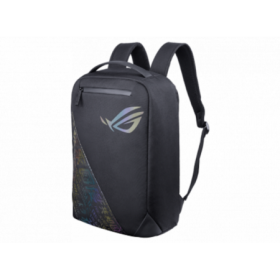 BP1501G ROG BACKPACK 15_17, Black, Holographic Edition,  Stylish, gaming-inspired design with the cyber-text pattern and ROG Log