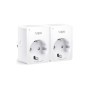 TP-Link MINI SMART WI-FI SOCKET TAPO P110(2-PACK), Protocol: IEEE 802.11b/g/n, Bluetooth 4.2 (doar pentru onboarding), 2.4 GHz, 