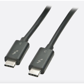 Cablu Lindy Thunderbolt 3, 2m, Passive, negru