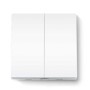 TP-LINK TAPO S220 intrerupator inteligent dublu (NECESITA HUB TAPO), Wireless: 868 MHz, incarcare maxima: 600 W LED/600W CFL/100