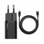 INCARCATOR retea Baseus Super Si, Quick Charge 20W, 1 x USB Type-C 5V/3A max, include cablu USB Type-C la Lightning Iphone 1m, n