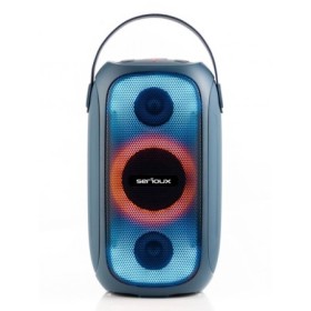 Boxa portabila Serioux PartyBoom, putere RMS: 55W, raport S/N  70dB, T.H.D.: 0.3%, frecventa : 40Hz~20KHz, baterie: 7.4V 3600Mah