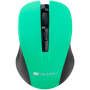CANYON 2.4GHz wireless optical mouse with 4 buttons, DPI 800/1200/1600, Green, 103.5*69.5*35mm, 0.06kg
