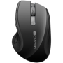 CANYON 2.4GHz wireless mouse with 6 buttons, optical tracking - blue LED, DPI 1000/1200/1600, Black pearl glossy, 113x71x39.5mm,