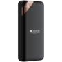CANYON Power bank 20000mAh  Li-poly battery, Input 5V/2A, Output 5V/2.1A(Max), with Smart IC and power display, Black, USB cable