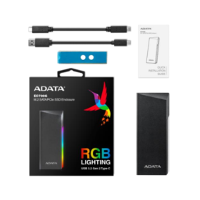 Rack extern SSD/HDD Adata EC700G M.2, USB 3.2 Gen2 Type C