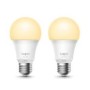 TP-Link Tapo L510E Smart bulb White 2 PACK, Yellow Wi-Fi, Dimmable, E27, Wi-Fi Protocol IEEE 802.11b/g/n, Wi-Fi Frequency 2.4 GH