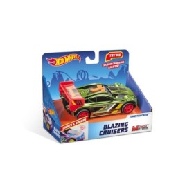 MASINA CU LUMINI SI SUNETE, TIME TRACKER VERDE, HOT WHEELS