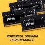 Memorie RAM notebook Kingston Fury, SODIMM, DDR4, 8GB, CL16, 2666 Mhz