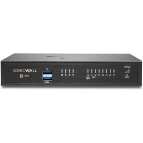 Firewall SonicWall model TZ370 8xGbE 2xUSB 3.0 firewall throughput 3Gbps, IPS throughput 1.5Gbps, VPN throughput 1.3Gbps, maxim 