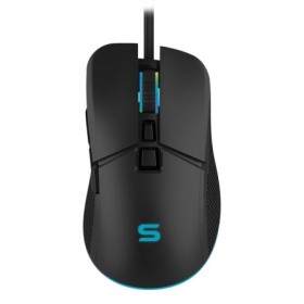 Mouse gaming Serioux Kayel, Senzor Sunplus 199, 800-6400 DPI, switch HUANO, pana la 20 milioane de click-uri, 7 Butoane, 6 modur