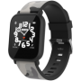 kids smart watch, 1.3 inches IPS full touch screen, black plastic body, IP68 waterproof, BT5.0, multi-sport mode, built-in kids 