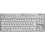 LOGITECH G915 TKL Tenkeyless LIGHTSPEED Wireless RGB Mechanical Gaming Keyboard - WHITE - US INT'L - 2.4GHZ/BT - INTNL - TACTILE