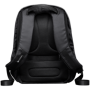 Anti-theft backpack for 15.6"-17" laptop, material 900D glued polyester and 600D polyester, black, USB cable length0.6M, 400x210