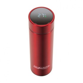 TERMOS INOX 450 ML, CU INDICATOR LED PENTRU TEMPERATURA, ROSU, ART OF DINNING BY HEINNER