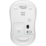 Mouse Logitech MK240 Silent Wireless, optic, interfata Bluetooth, rezolutie 1000 DPI, alb