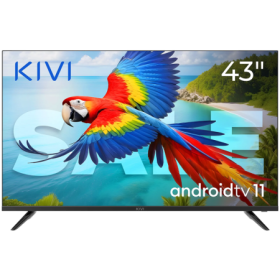 43", UHD, Android TV 11, White, 1920x1080, 60 Hz, AV1, Sound 2x12W, 53 kWh/1000h, Energy G, WiFi5G, BT5.1, 3xHDMI, 2xUSB, 24 mon