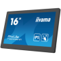 IIYAMA Monitor LED T1624MSC-B1 15.6” Full HD PCAP 10pt touchscreen monitor with IPS panel technology, integrated media player an