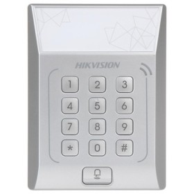 Cititor standalone cu tastatura si card de proximitate Hikvision, DS- K1T801M suporta cartele MIFARE, Capacitate 3000 cartele, A