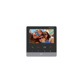 Post interior videointerfon IP Hikvision DS-KH6100-E1, 4.3-inch colorful non-touch screen, rezolutie: 480 × 272, Colorful TFT, 9