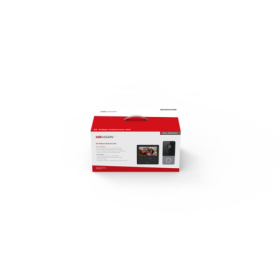 Kit videointercom IP Hikvision DS-KIS606-P, contine: DS-KV6113-PE1(C) × 1, DS-KH6110-WE1 × 1, DS-KABV6113-RS × 1, PSU × 2 caract
