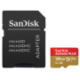 Card de Memorie MicroSDXC SanDisk Extreme PLUS, 128GB, Clasa 10, R/W speed: up to 100MB/s/ 90MB/s, include adaptor SD (pentru te