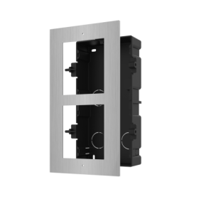Panou frontal pentru 2 module de videointerfon modular Hikvision DS-KD- ACF2/S permite conectarea a 2 module de interfon modular