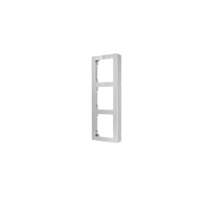 Panou frontal pentru 3 module videointerfon modular Hikvision DS-KD- ACW3/S permite conectarea a 3 module de videointerfon modul