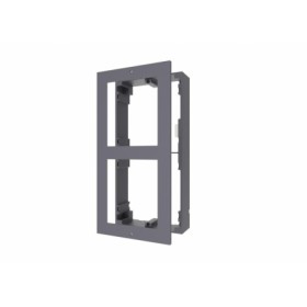 Panou frontal pentru 2 module de videointerfon modular Hikvision DS-KD-ACW2 permite conectarea a 2 module de interfon modular mo
