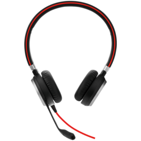 JABRA EVOLVE 40 UC Stereo USB Headband, Noise cancelling, USB and 3.5 jack connectivity, with mute-button and volume control on 