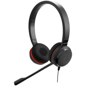 JABRA EVOLVE 30 II UC Stereo USB Headband, Noise cancelling, USB and 3.5 connectivity, with mute-button and volume control on th