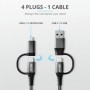Trust Keyla Strong 4-In-1 USB Cable 1m