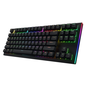 Tastatura mecanica cu fir Hator Gravity X TKL conectivitate USB, polling rate 1000Hz, iluminare RGB cu functia de a customiza fi