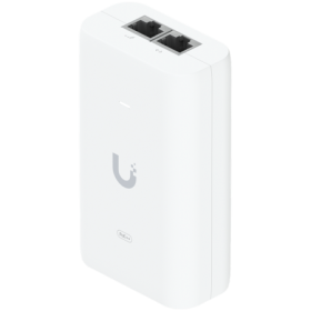 UBIQUITI PoE++ Adapter Delivers up to 60W of PoE++ Surge, peak pulse, and overcurrent protection Contains RJ45 data input, AC ca