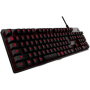 Tastatura mecanica cu fir Logitech G413 SE Corded, swtich Kailh, interfata USB, 435 x 127 x 36.3 mm, 6-key rollover, negru