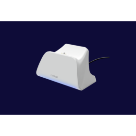 Incarcator pentru controller PS5 Trust GXT 255W, material ABS, alb