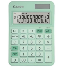 """Calculator birou Canon LS-125KB-GR, Green, 12 digits, 29 keys, dual power, M+, M-,RM/CM, Tax+, Tax-"""