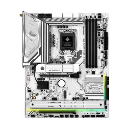 Placa de Baza ASROCK B860 STEEL LEGEND WIFI LGA1851, 4x DDR5, 1x HDMI 1x DP 1x Intel Thunderbolt, 1x PCIE 5.0 x16 1x PCIE 4.0 x1