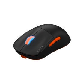 Mouse wireless Hator Quasar 2 Pro, conectivitate 2.4GHz, bluetooth si USB, polling rate pana la 1000Hz, senzor PixArt 3395, rezo