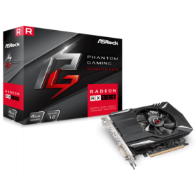 Placa Video ASROCK AMD RADEON PHANTOM GAMING RX550 4GB GDDR5 128 bit