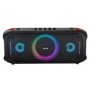 Boxa portabila Akai cu microfon fara fir si telecomanda, bluetooth 5.3 putere 80W, puterea de emisie a canalului BT 2 dbm, bater